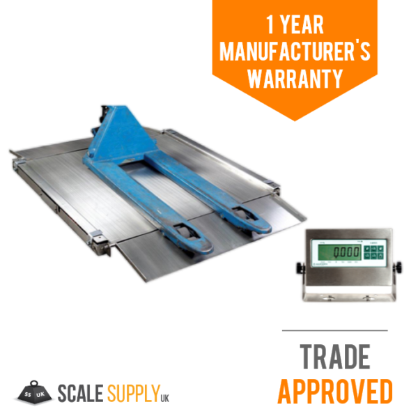 Stainless Steel Drive Through Platform Scale - Trade Approved
