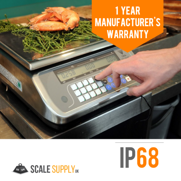 Digi Price Computing Scale Stainless Steel & Trade Approved Weighing Items