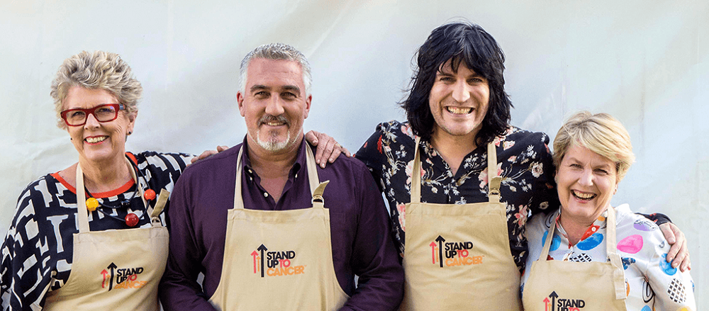 the great stand up to cancer bake off